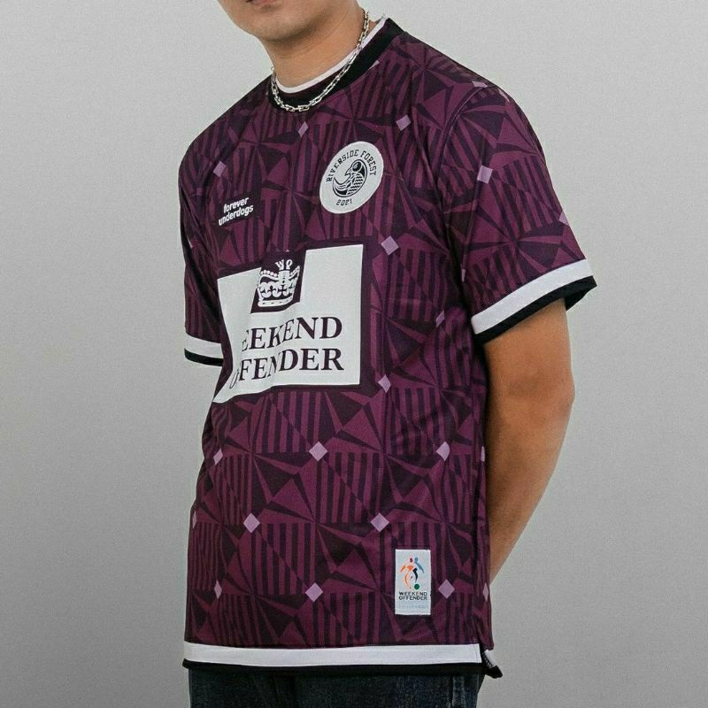 JERSEY RIVERSIDE FOREST WEEKEND OFFENDER BURGUNDY