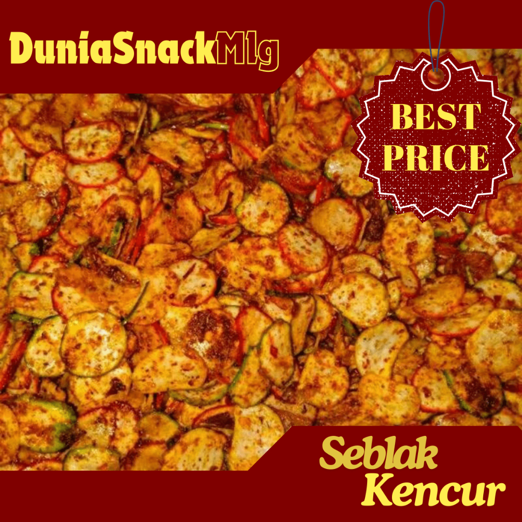 

KRUPUK SEBLAK KENCUR KERING PEDAS 500GR Camilan Food