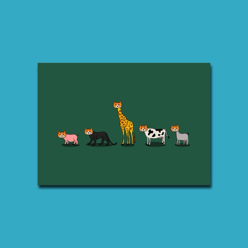 

Art Print Jenis-jenis Hewan | Raina Pulang