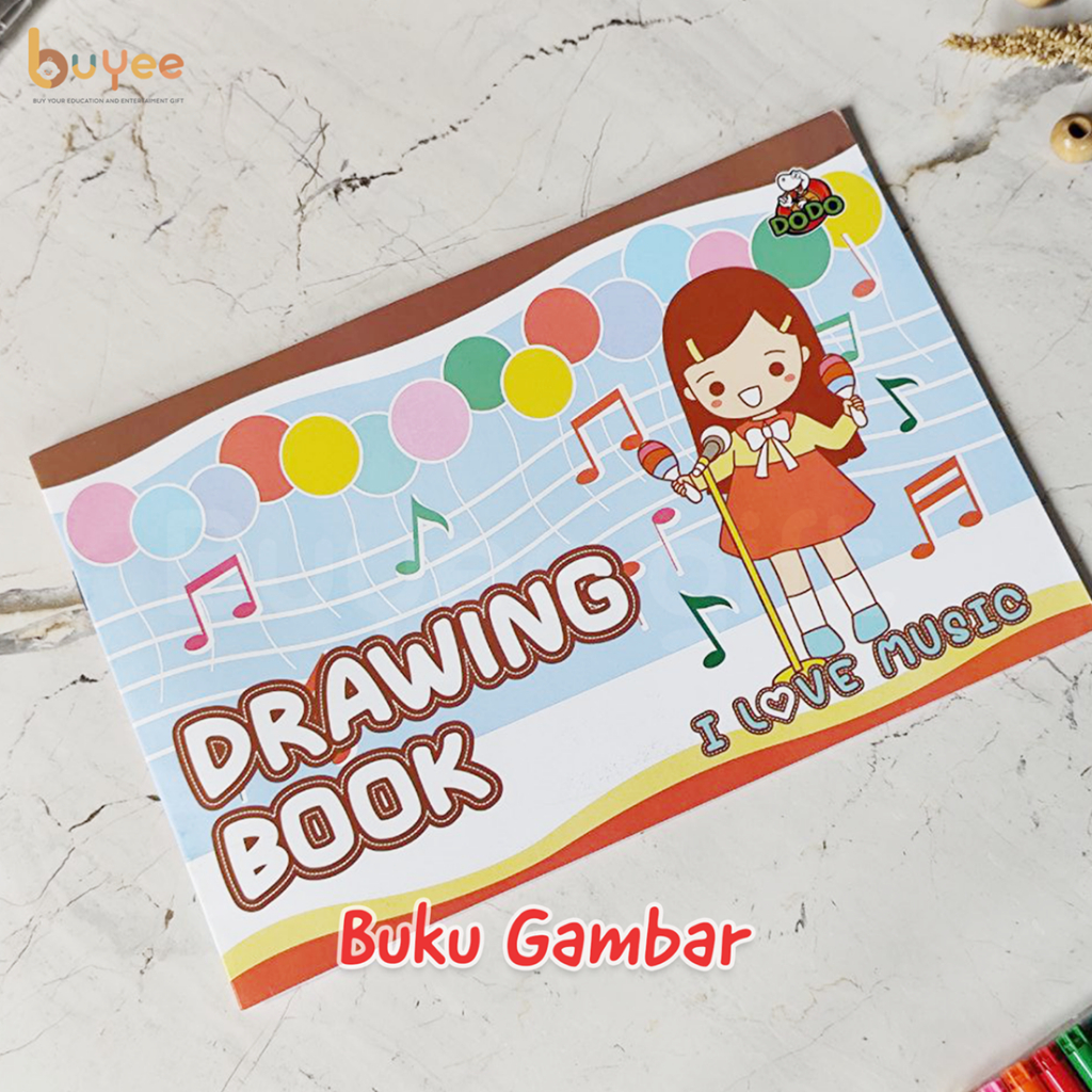 

BUYEE GIFT - Buku Gambar SIDU A4 | Buku Gambar Isi 8 Lembar | Buku Gambar Tebal Putih Polos