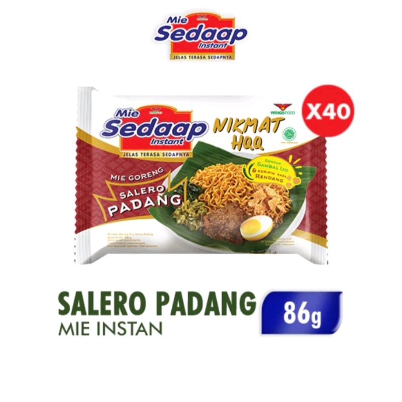 

Sedaap Mie Goreng SALERO PADANG 86 gr x40
