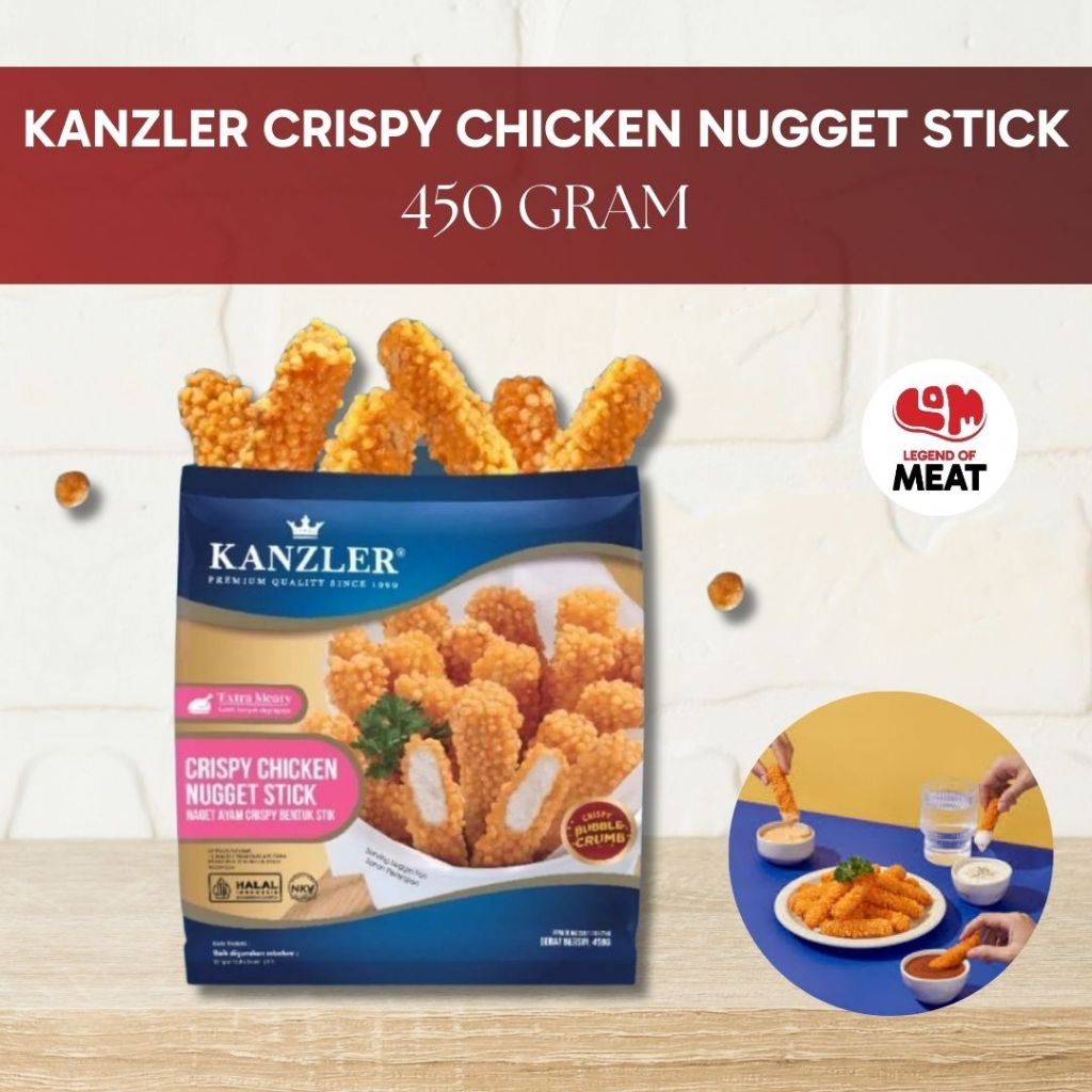 

Kanzler Crispy Chicken Nugget STICK 450gr