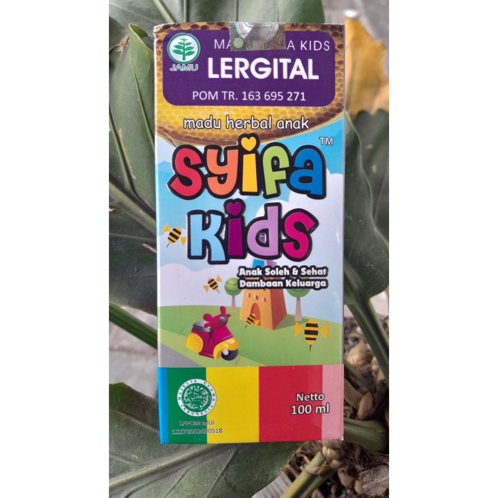 

SYIFA KIDS LERGITAL MADU HERBAL ANAK GATAL CACAR OBAT ALERGI