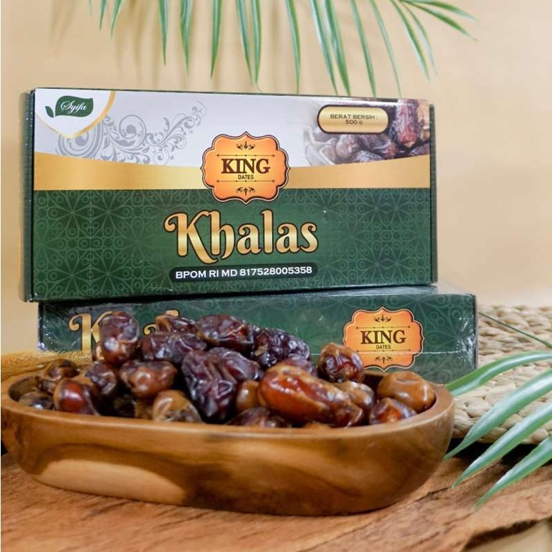 

Kurma Khalas King Dates Khalas 500 gr Kurma Berkualitas Premium