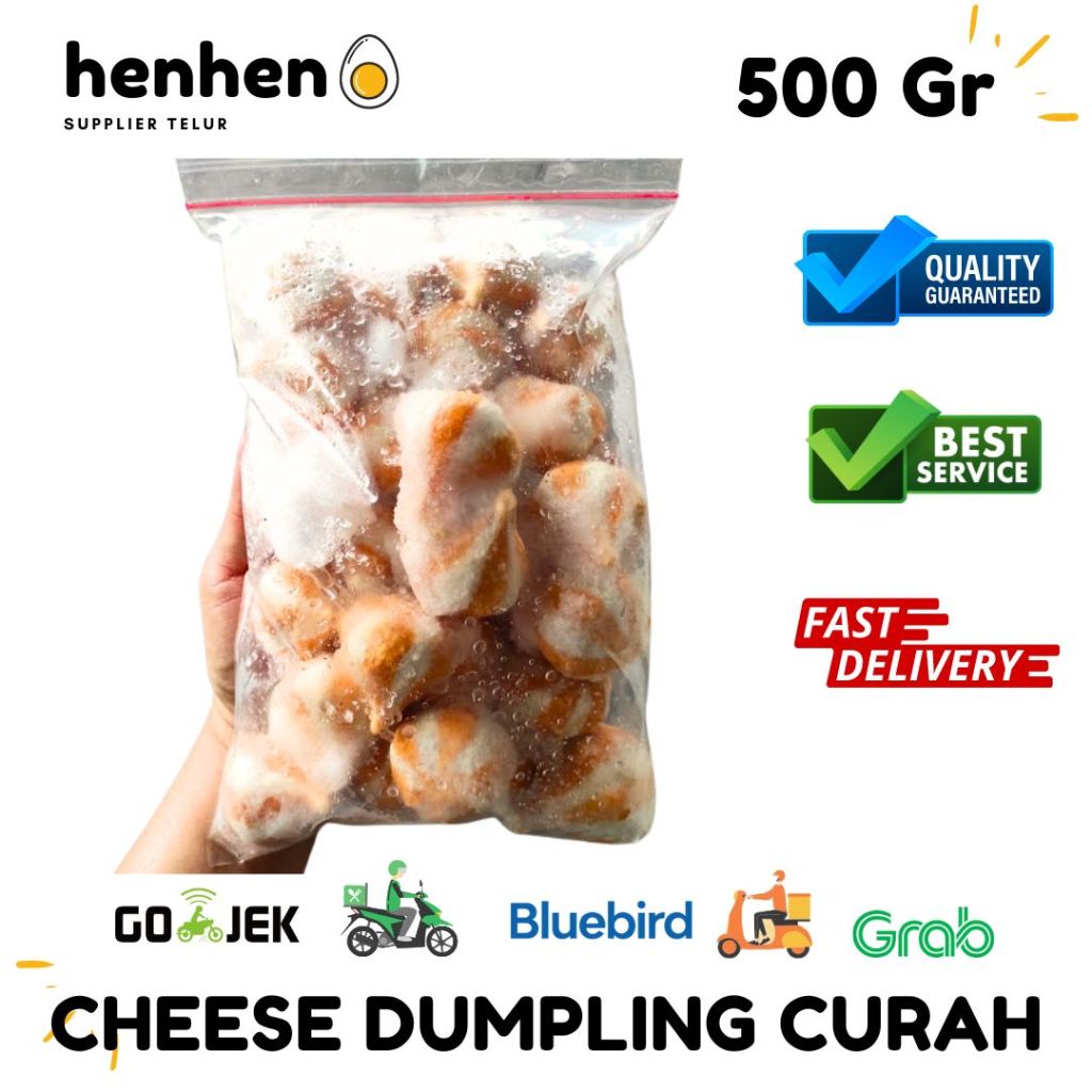 

CHEESE DUMPLING CURAH 500 GRAM