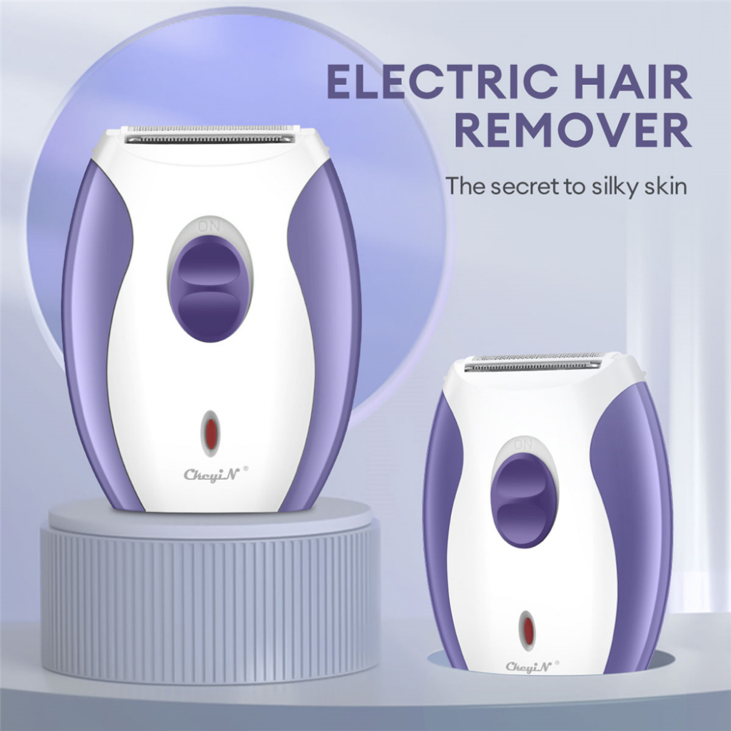 CkeyiN Epilator Alat Pencabut Pencukur Bulu Kaki Lady Shaver Mesin Pencukur Bulu