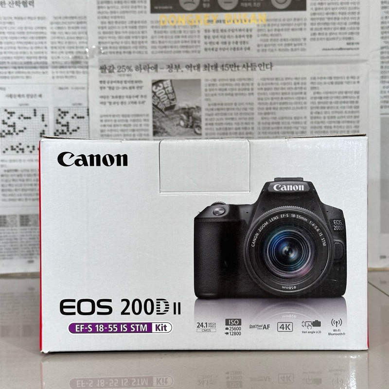 Canon 200ii Canon 200D Mark ii Plus Lens Kit 18-55mm New ( BARU )