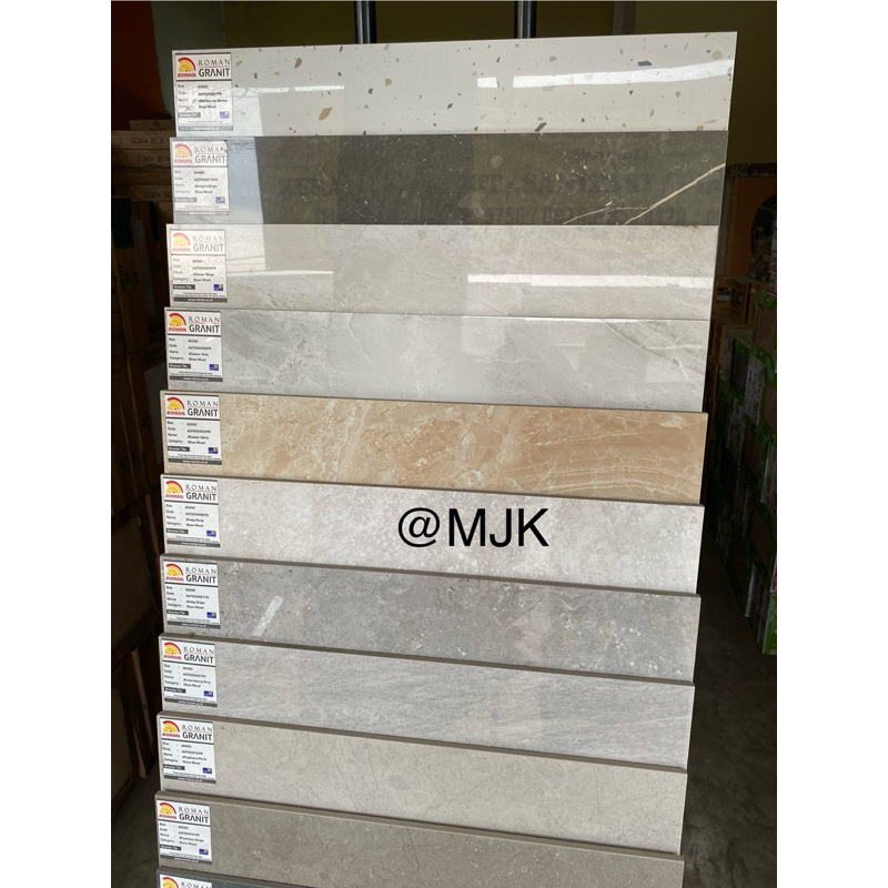 Granit 60x60 Kilap ROMAN dMelbourne Bianco GT609897FR Motif Teraso Kilap