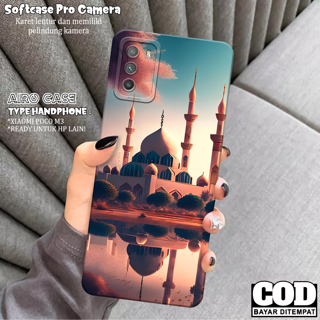 Softcase XIAOMI POCO M3 Terbaru Case XIAOMI POCO M3 Terbaru Fashion Case MASJID Casing XIAOMI POCO M