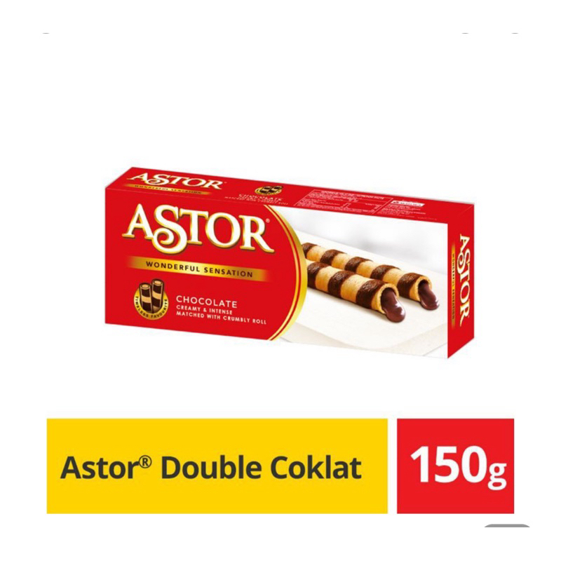 

Astor Wafer Stick Cokelat Double 150g