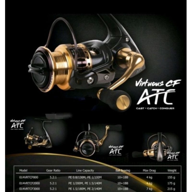 Reel ATC VIRTUOUS CF 800 2000 3000