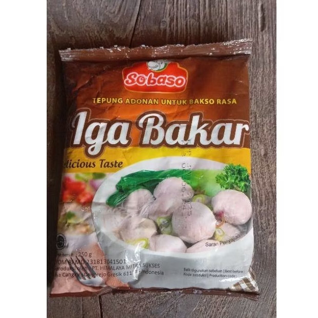 

sobaso tepung adonan untuk bakso rasa iga bkaar 250gr