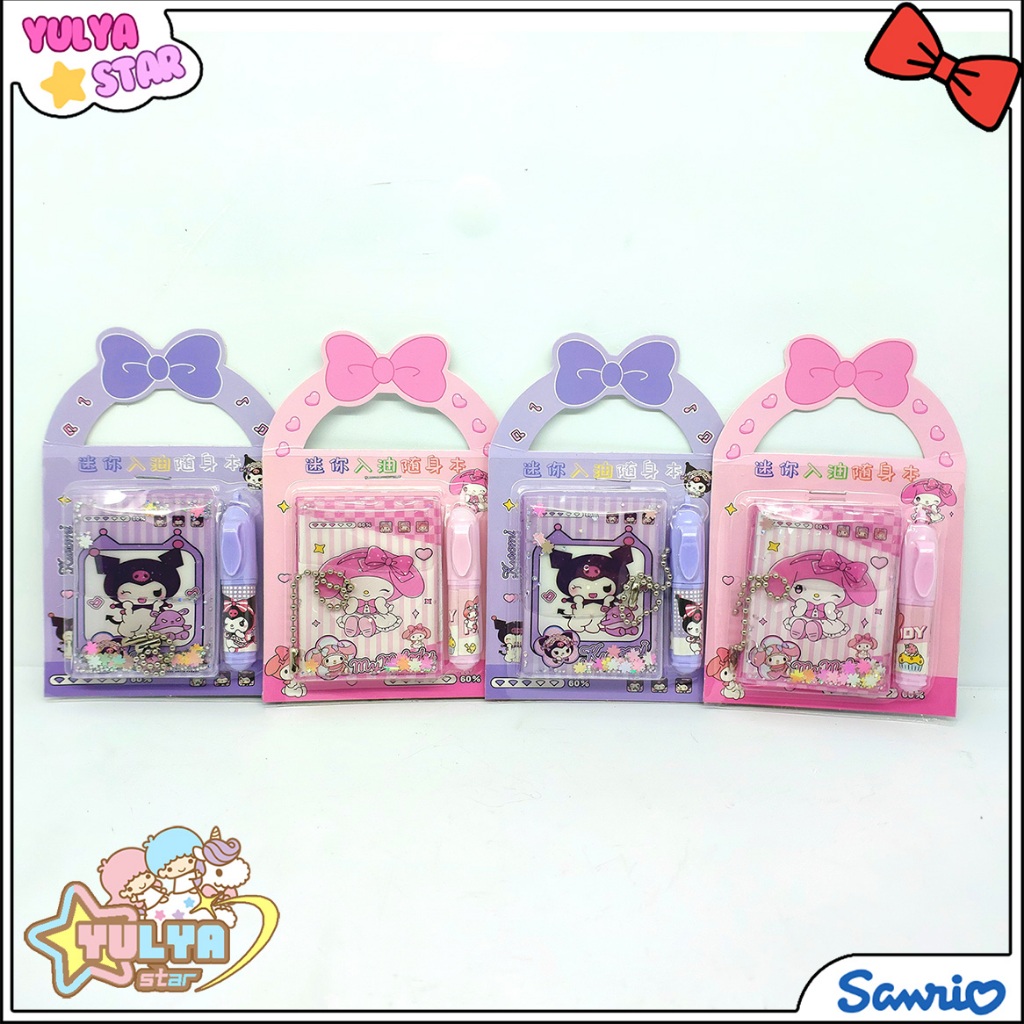 

Mini diary set Motif SANRIO / Buku kecil diary motif SANRIO