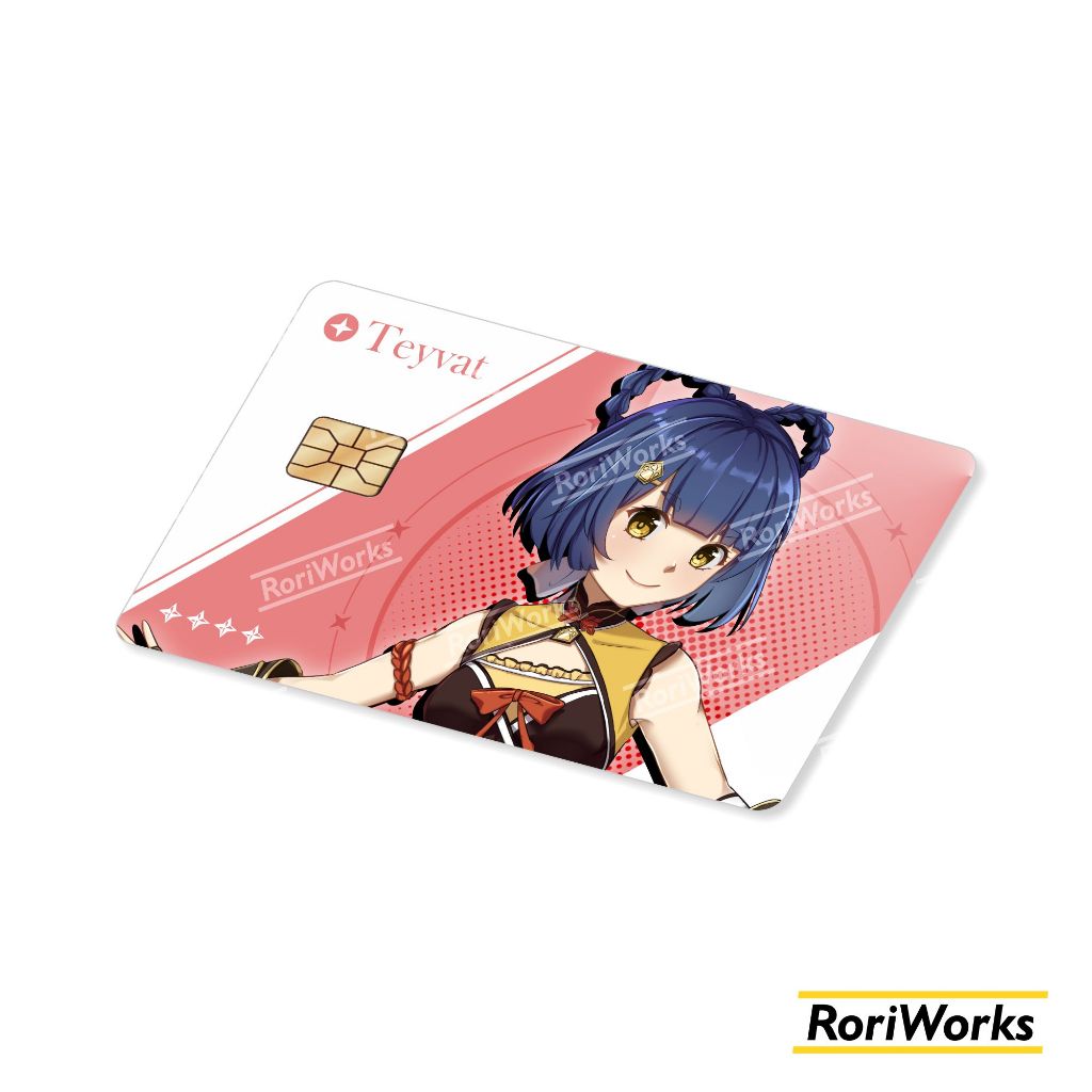 

Stiker Kartu - Xiangling | Genshin Impact | Garskin Debit Kredit Emoney Flazz