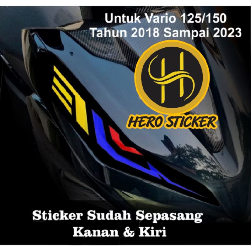 Stiker sticker lampu alis vario new 125 150 2015 2017 sticker cutting alis vario new sticker cutting