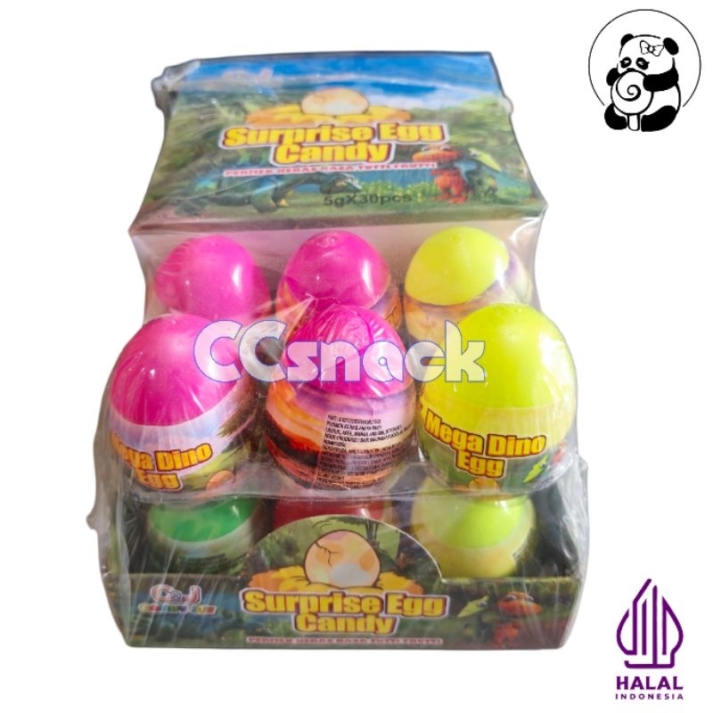 

C&J DINO SURPRISE EGG CANDY BOX ISI 30