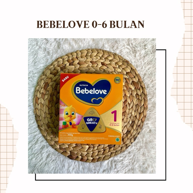 [EXP AGST 2025] BEBELOVE 1 (0-6 BULAN) 200 GRAM/SUSU BAYI TERMURAH