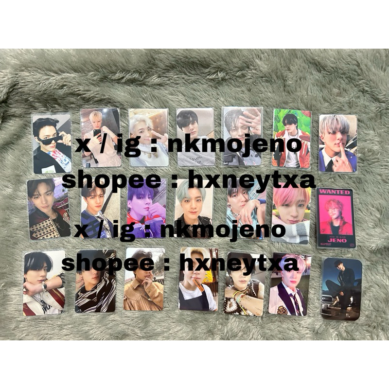 PC Photocard JENO Arrival Crazy Boring Chilling Hot Sauce Hello Future Glitch Mode Resonance Reload 