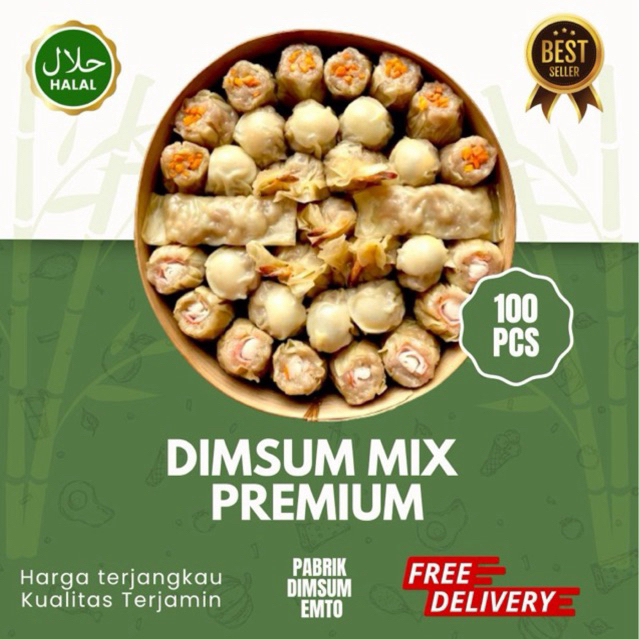 

DIMSUM MIX PREMIUM AYAM FROZEN ISI 100PCS