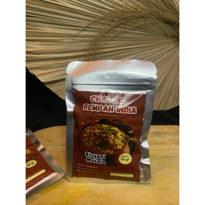 

Bumbu Biryani Instan (70 gram) untuk ukuran 1 Kg Daging