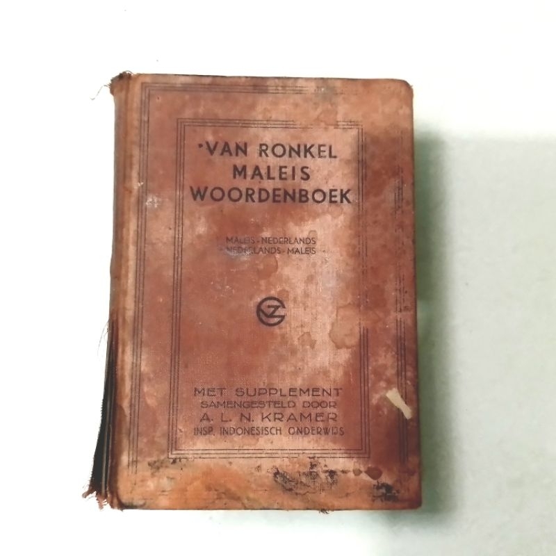 Buku Van Ronkel Maleis Woordenboek - ALN Kramer
