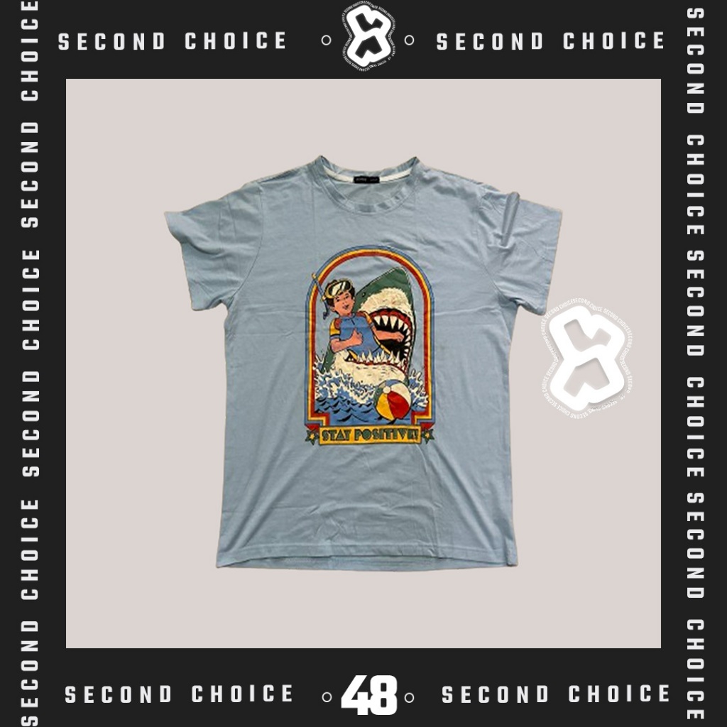 T-Shirt kaos Vintage Romwe Second