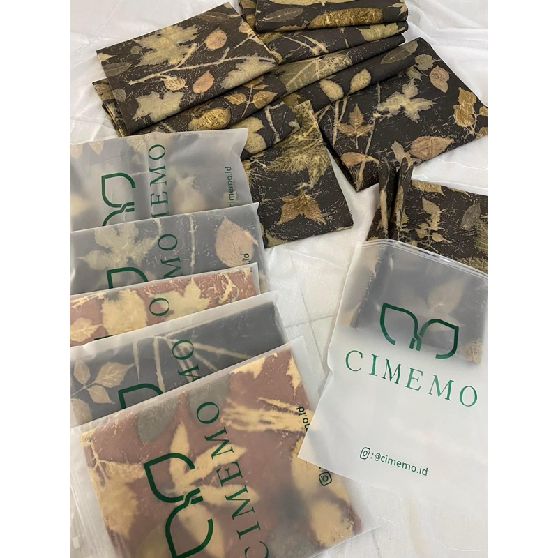 Kain Katun Ecoprint Warna