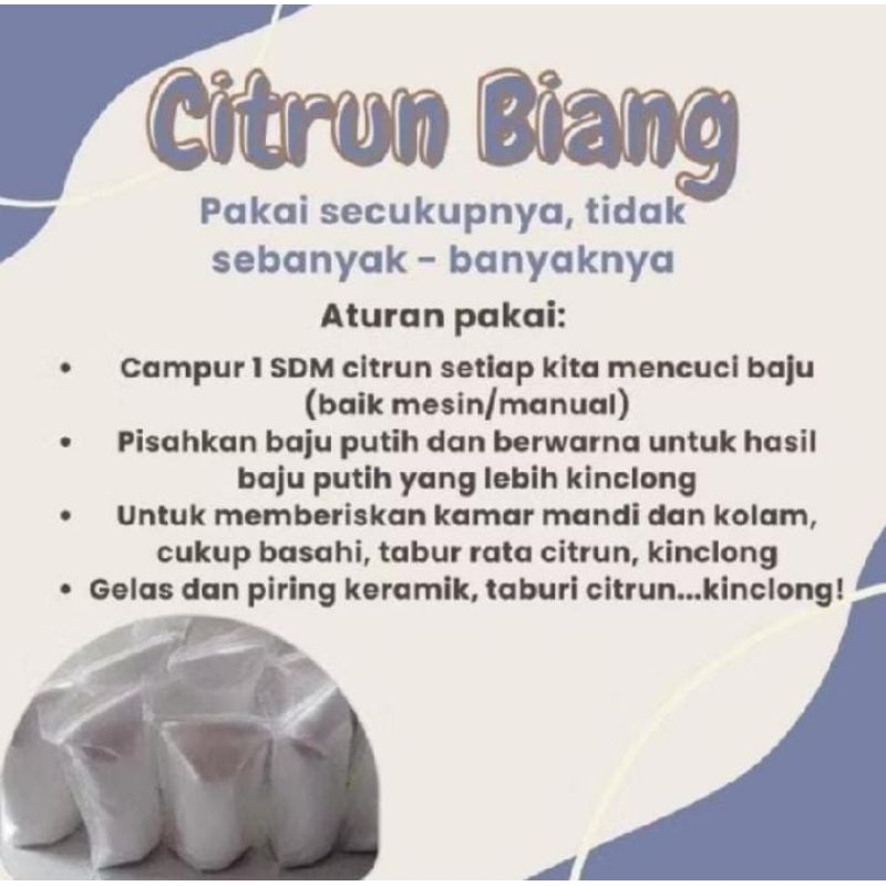 Biang citrun/Citrun Pembersih Kerak Kamar Mandi 250 gr