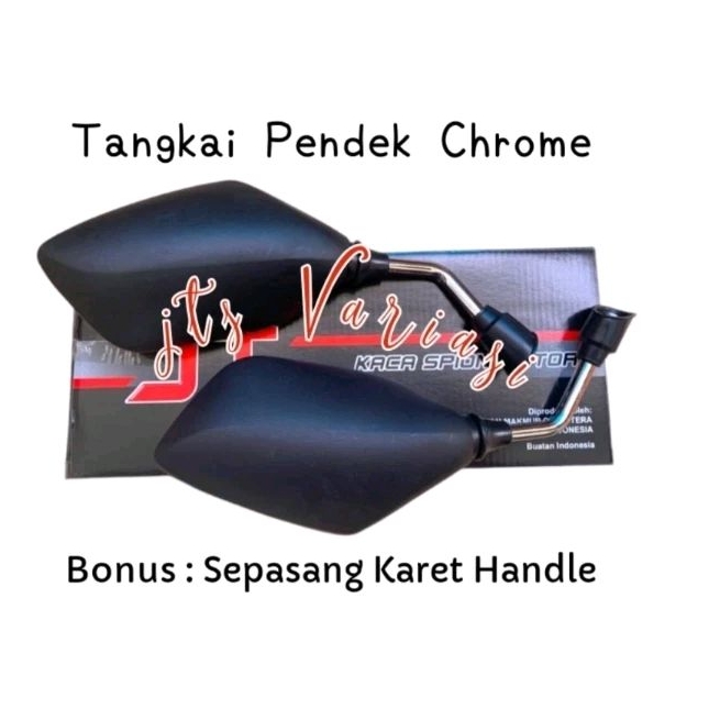 Spion Model Pcx Tangkai Pendek Chrome Universal Semua Honda