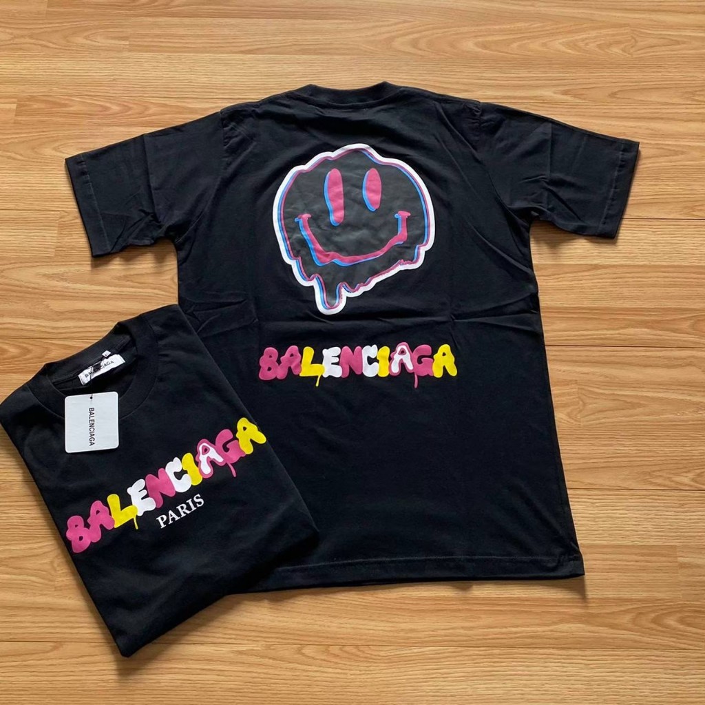 Kaos distro pria wanita unisex bal3nci*aga smile