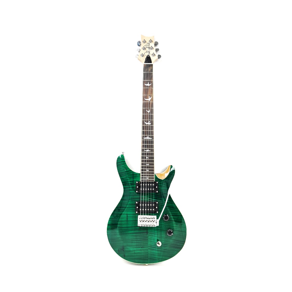 Gitar Elektrik Merk Paul Reed Smith PRS Tipe SE Paul's Warna Turquoise Green Listrik Bonus Tas dan K