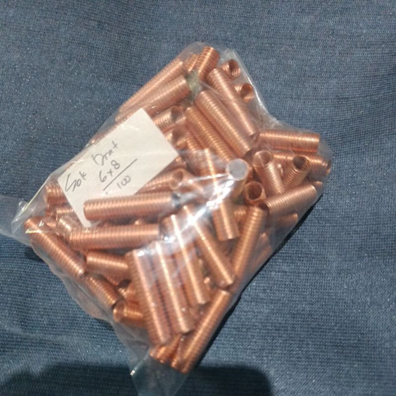 SOK DRAT SOCK DRAT 6X8 SOK DRAT M6 TEMBAGA SOKDRAT DALAM M6 LUAR M8 SOCK DRAT TEMBAGA SOK DRAT PRESI