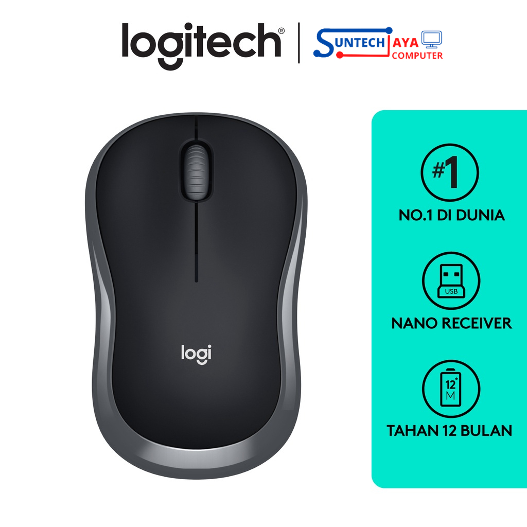 Logitech Mouse Wireless Logitech B175 Mouse Original Resmi