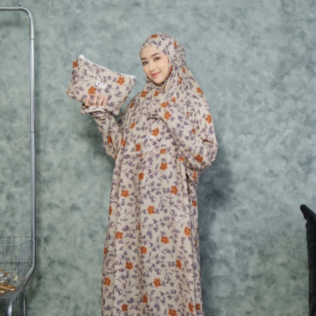 KIMYA ID Mukena Terusan Irish Bahan Rayon Viscose