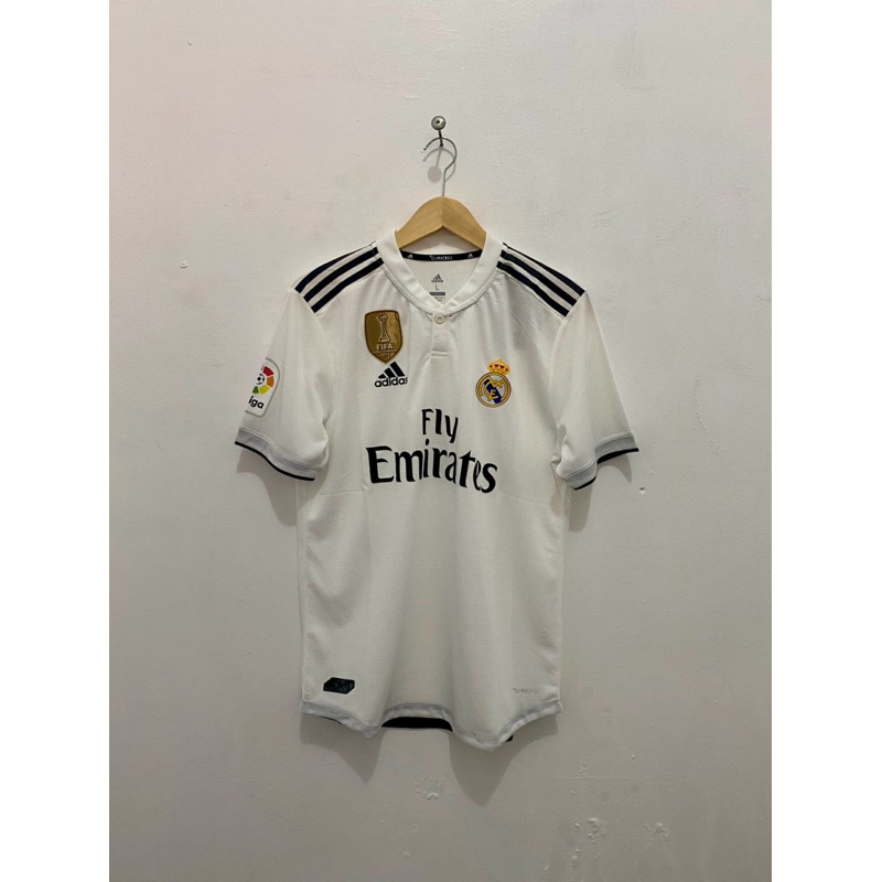 Jersey Retro Rare Real Madrid Home 2018 2019 Player Issue