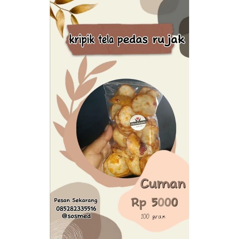 

kripik pedas rujak