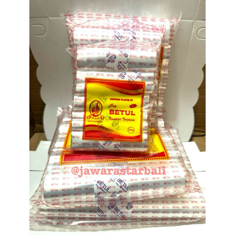 Kantong Plastik PP Cap BETUL / Plastik PP / Plastik Kiloan BETUL 1/4 kg 1/2 kg 1 kg 1 1/2 kg 2 kg