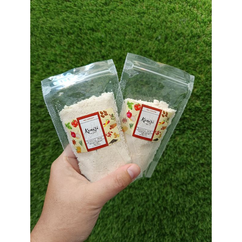 

BERKAT SUKSES ABADI REMPAH - KEMIRI BUBUK / CANDLENUT POWDER PREMIUM MURNI 100% KEMASAN 50 GRAM