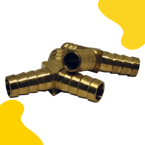 Cabang 3 Selang Gas Nepel Y Kompor Gas Nepel T SELANG KOMPOR GAS SAMBUNGAN Y SELANG  KUNINGAN