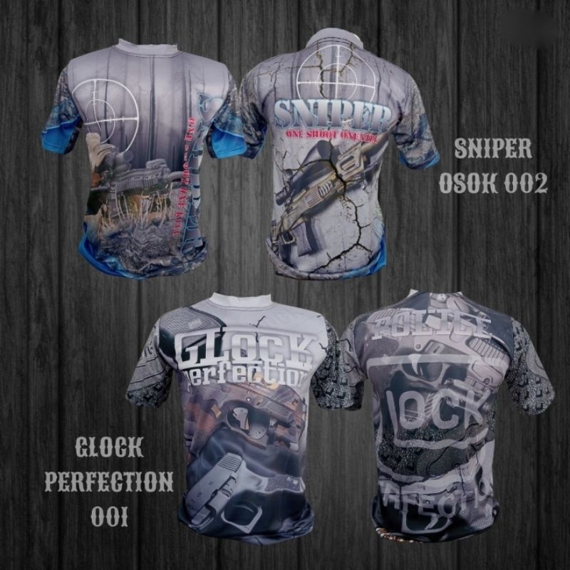 kaos logo glock sniper dryfit / kaos tactical premium