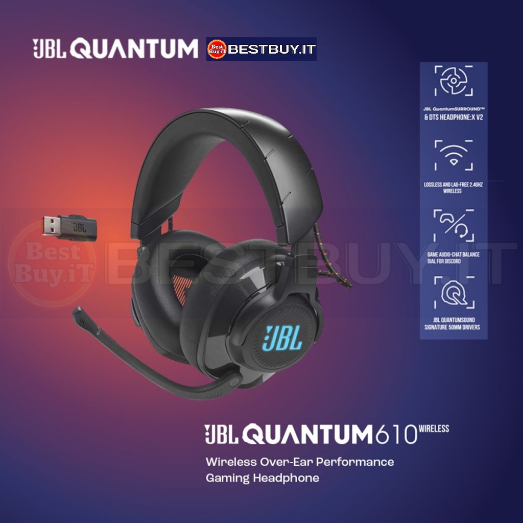 JBL Quantum 610 Wireless Gaming Headsets