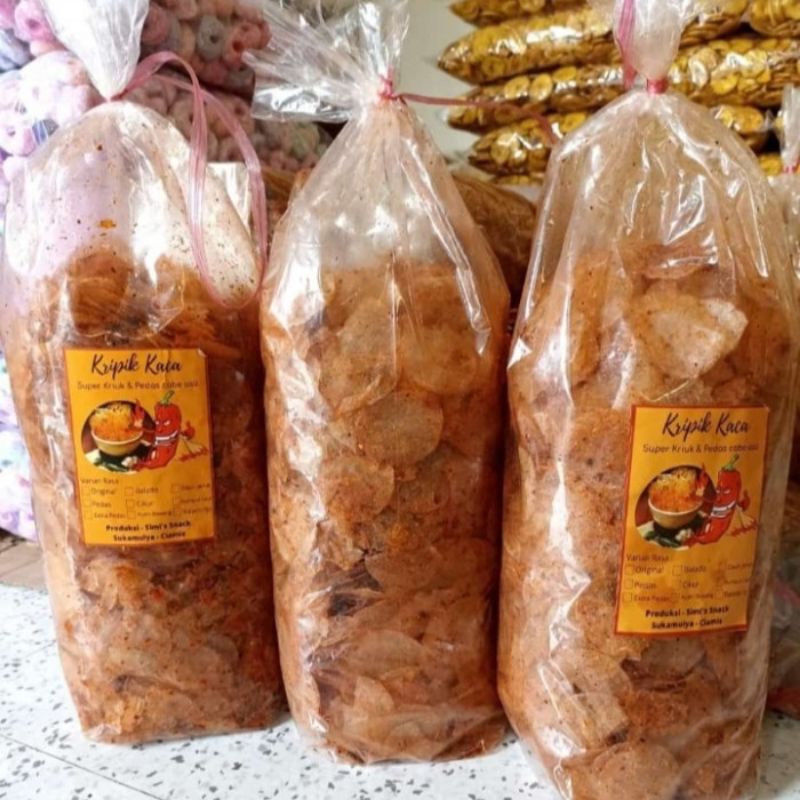 

keripik kaca pedas/kripca pedas/Snack murah/cemilan termurah/makanan ringan