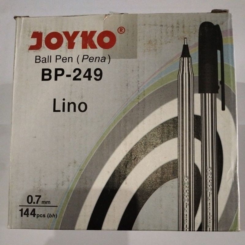 

Pulpen Lino BP-249 0.7mm Joyko (isi 12pcs)