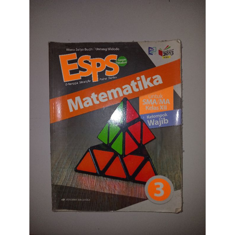 

BUKU SECOND/BUKU BEKAS ESPS MATEMATIKA WAJIB ERLANGGA KELAS 12