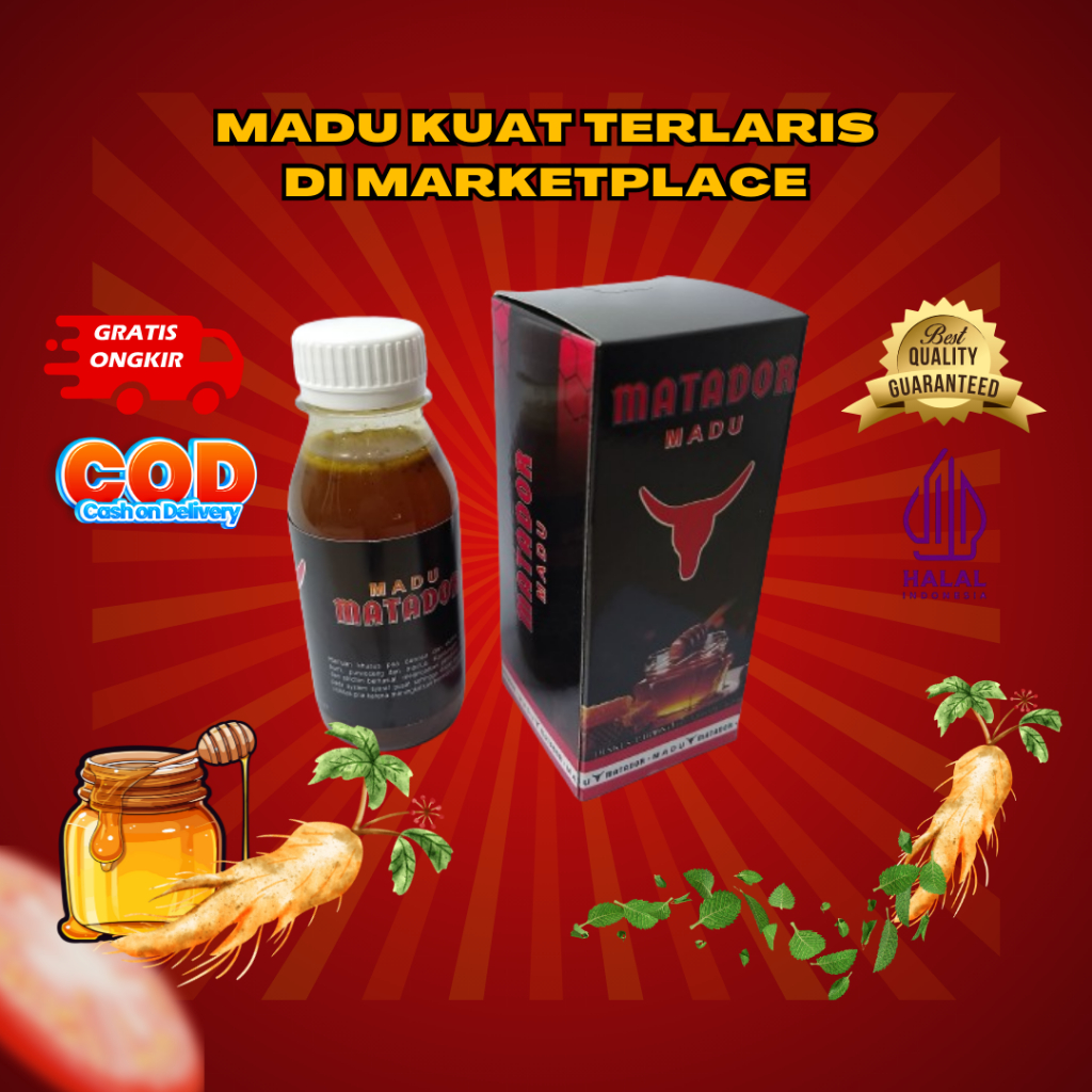 

MADU MATADOR 175gr | MADU ALAMI MADU PRIA PERKASA LEBIH AMPUH