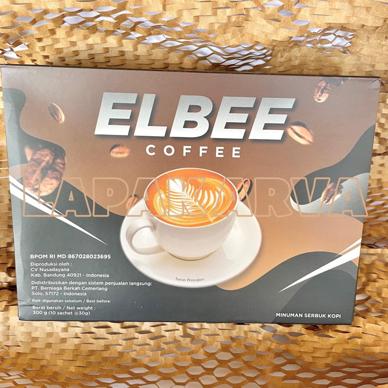 

PROMO elbee coffee 1 box isi 10 sachet