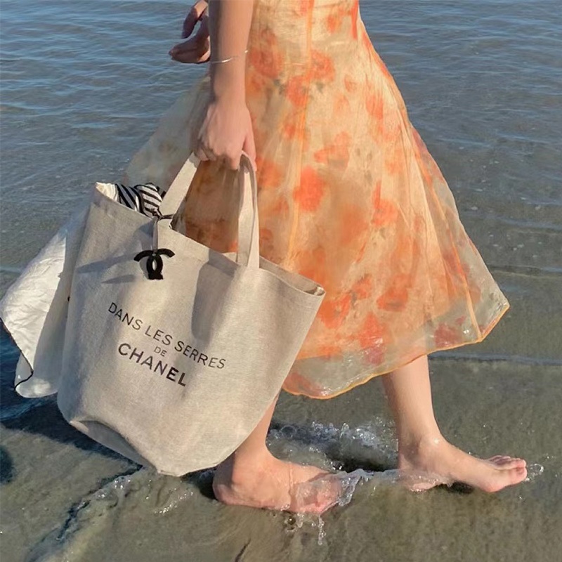 Tote Bag Chanel Les Serres / tas tangan / Tote Pantai 45*17*30cm / tas tote bag wanita fashion impor