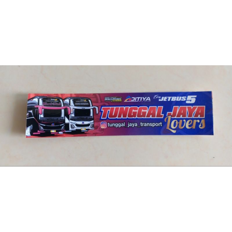 

stiker bus tunggal jaya ori + stiker Basuri musical horn