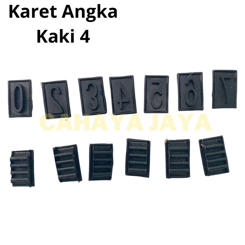 

KARET ANGKA KAKI 4 UKURAN 14mm