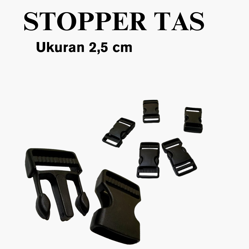 

STOPER stopper tali id card lanyard cantelan ukuran 2,5 cm HARGA SATUAN